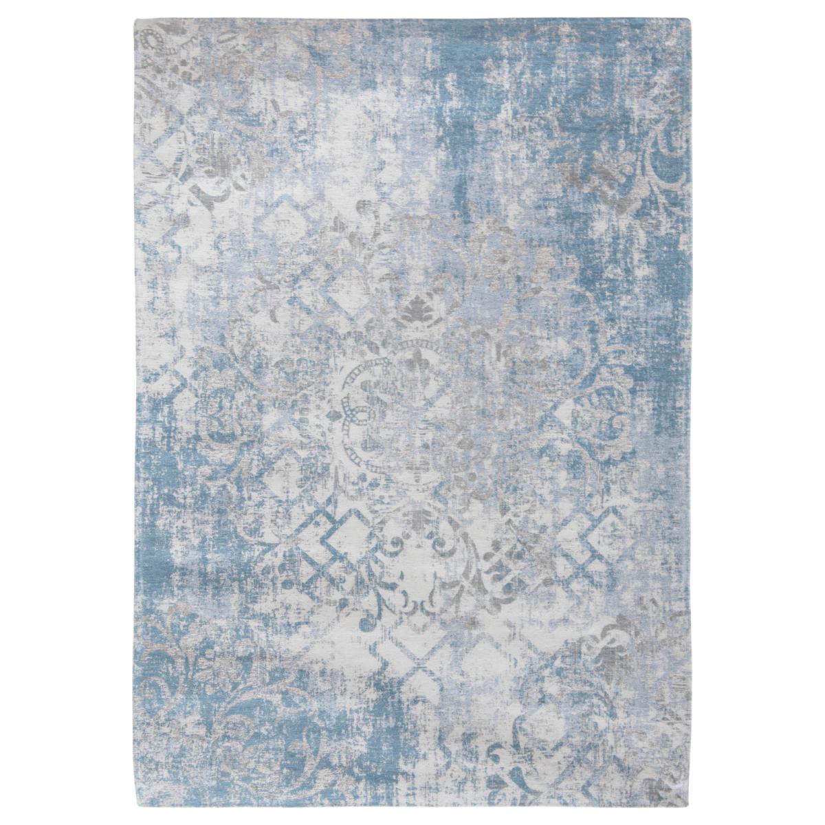 Fading World Babylon Rugs 8545 Alhambra Modern Blue Cream Rug by Louis De Poortere 200x280cm – image 5