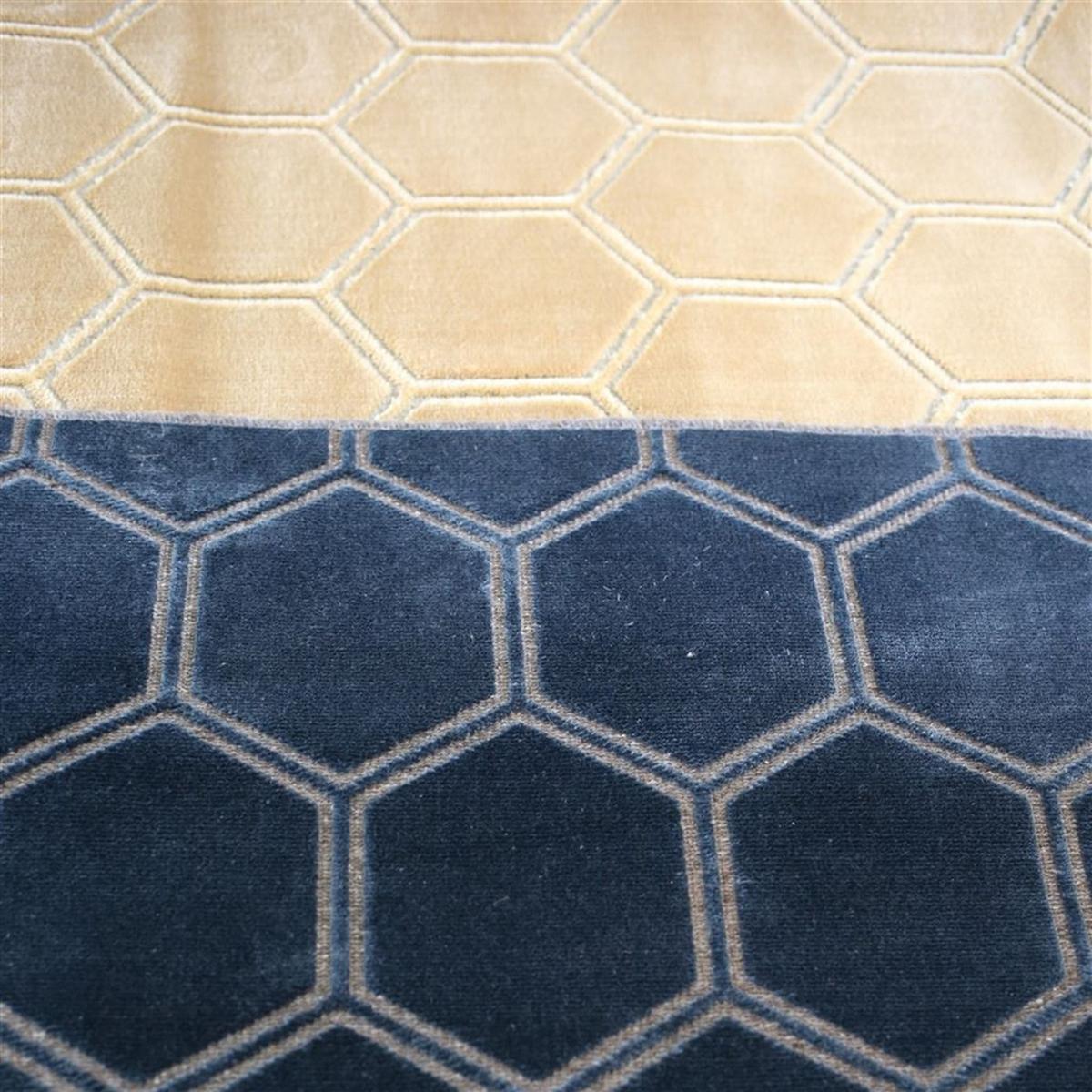Manipur Geometric Hexagon Rugs in Hemp Beige by Designers Guild – image 3