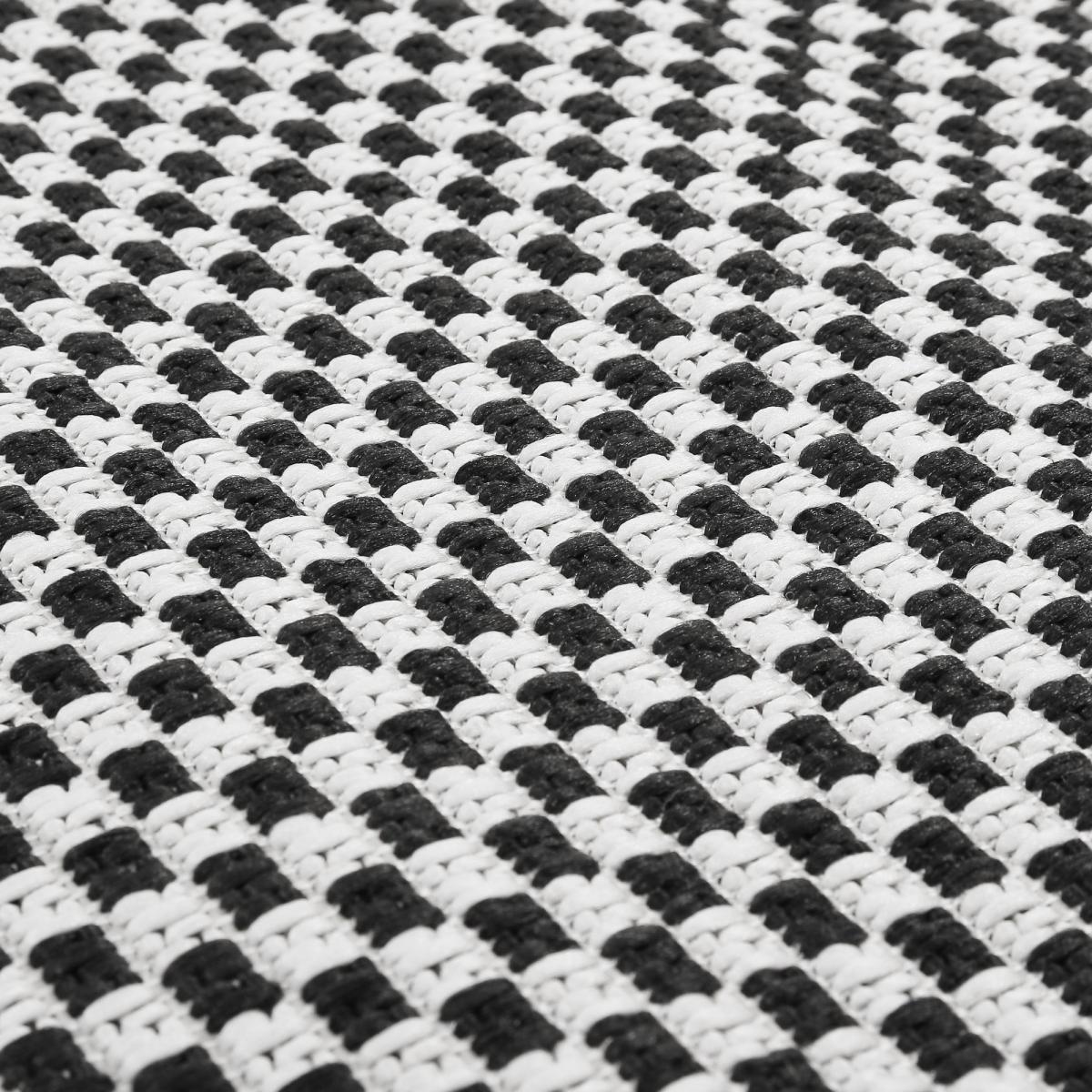 Raccoon 22557 960 Indoor Outdoor Geometric Black White Rug&nbsp;80x150cm – image 5