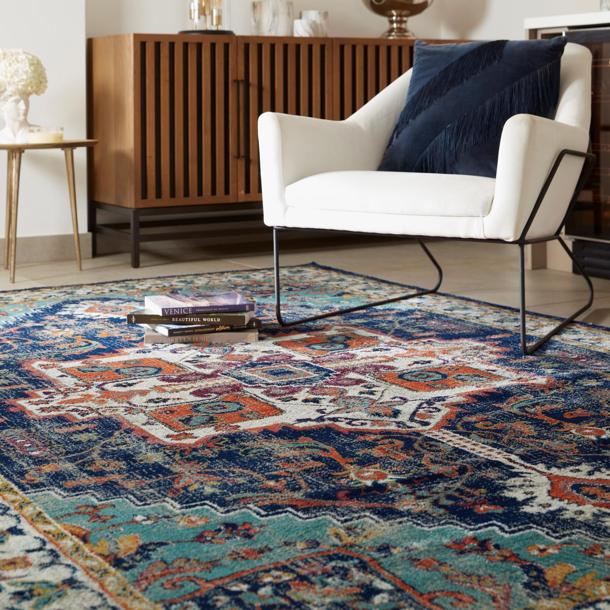 Granada Traditional Persian Rugs in Emerald Green 80x150cm – image 4