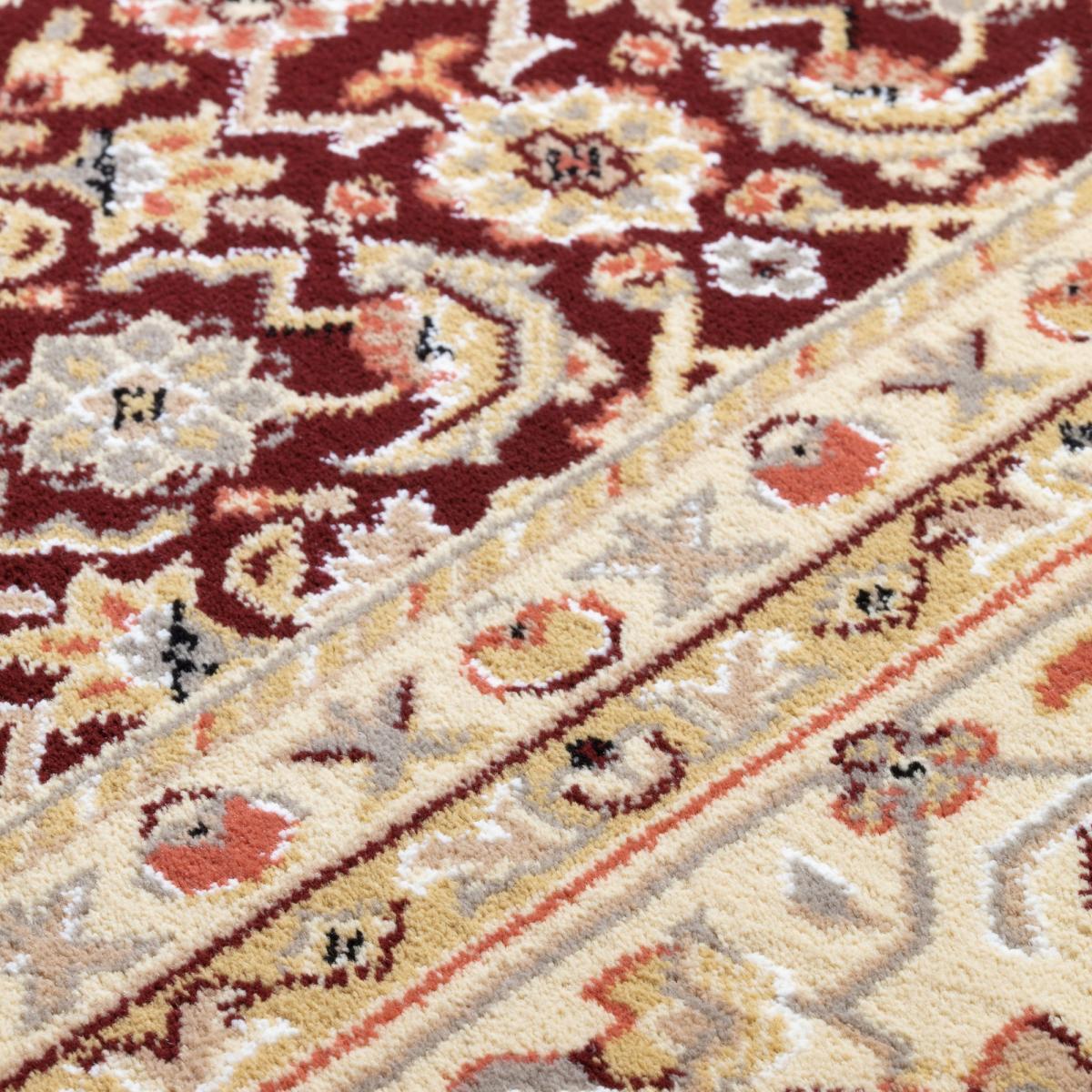 Noble Art Traditional Bordered Rugs 65110 390 in Burgundy Red – image 2