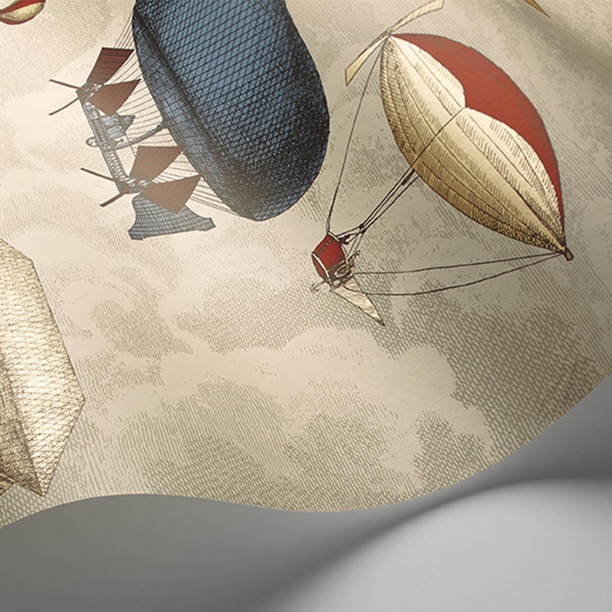 Macchine Volanti Wallpaper 2 Roll Set 10020 by Cole & Son in Stone Roll – image 2