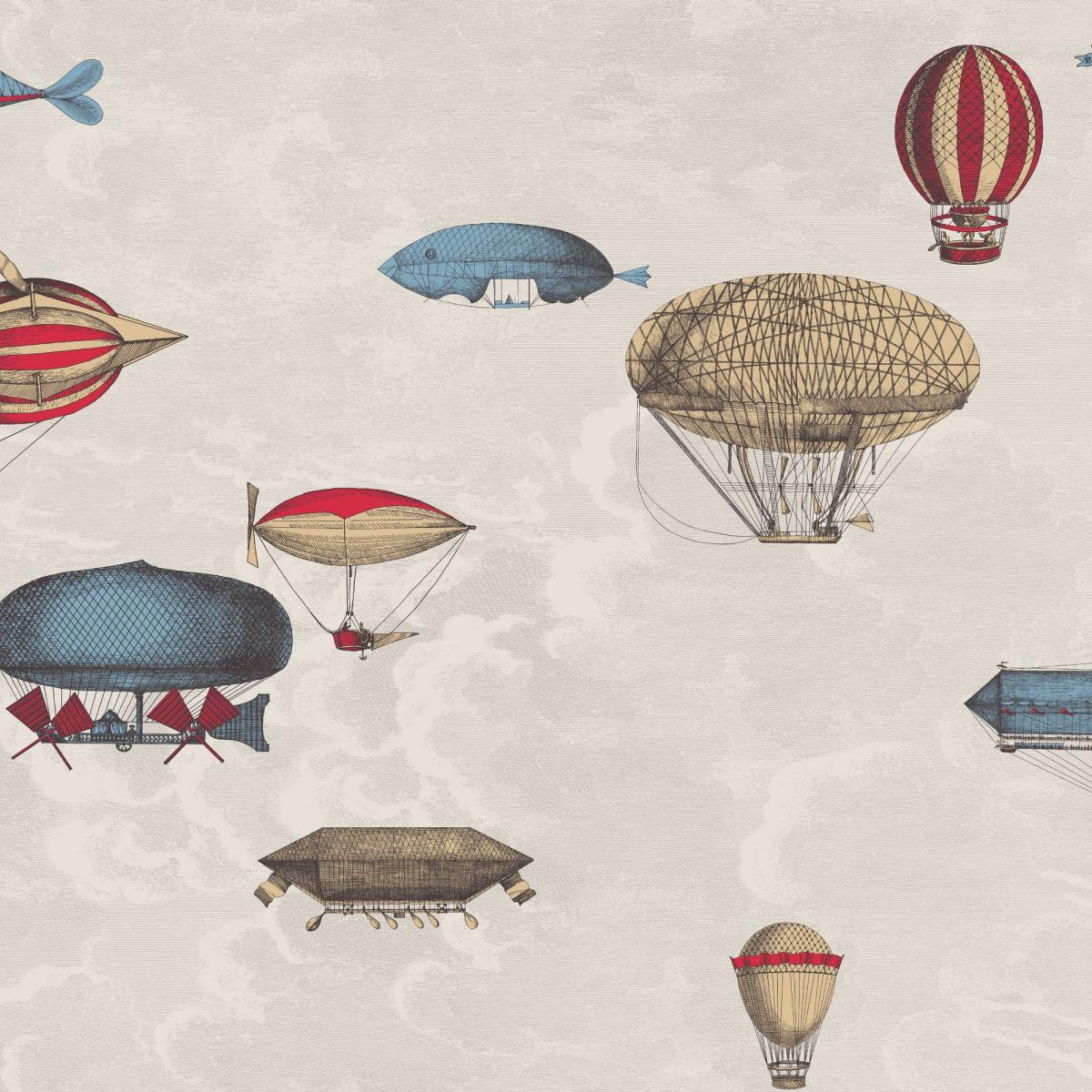 Macchine Volanti Wallpaper 2 Roll Set 10020 by Cole & Son in Stone Roll – image 1
