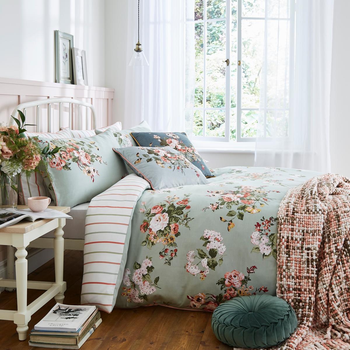 Rosemore Cotton Bedding Set by Laura Ashley in Sage Green50x75cm – image 2