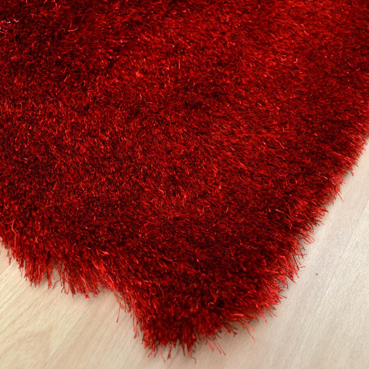 Whisper Shiney Plain Shaggy Rugs in Mars&nbsp;120x180cm – image 2