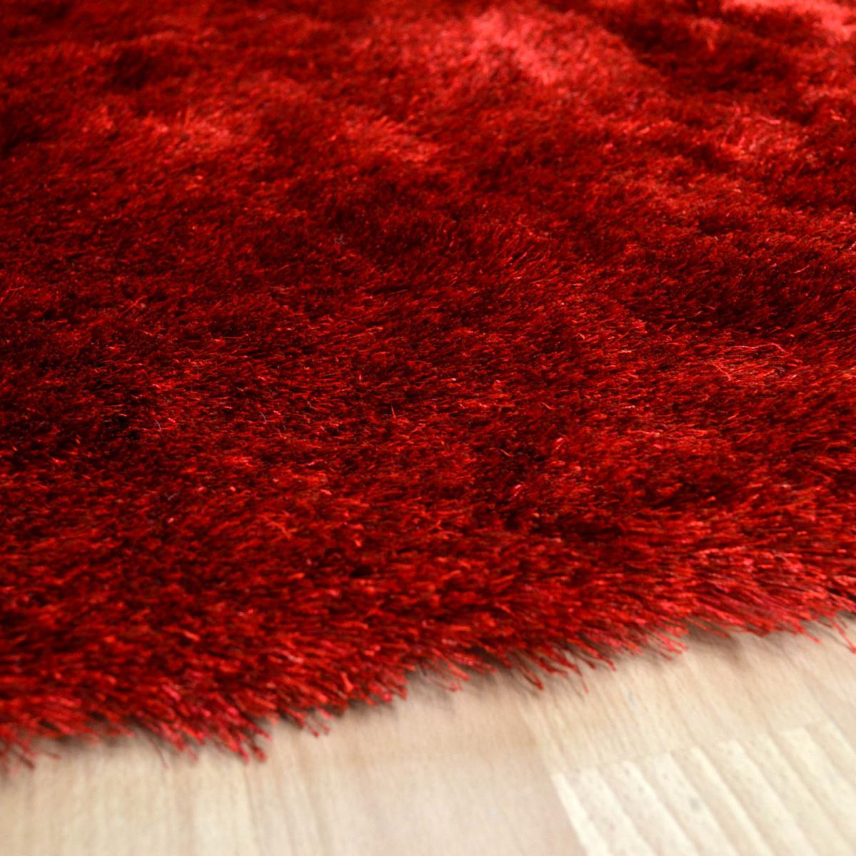 Whisper Shiney Plain Shaggy Rugs in Mars&nbsp;120x180cm – image 3