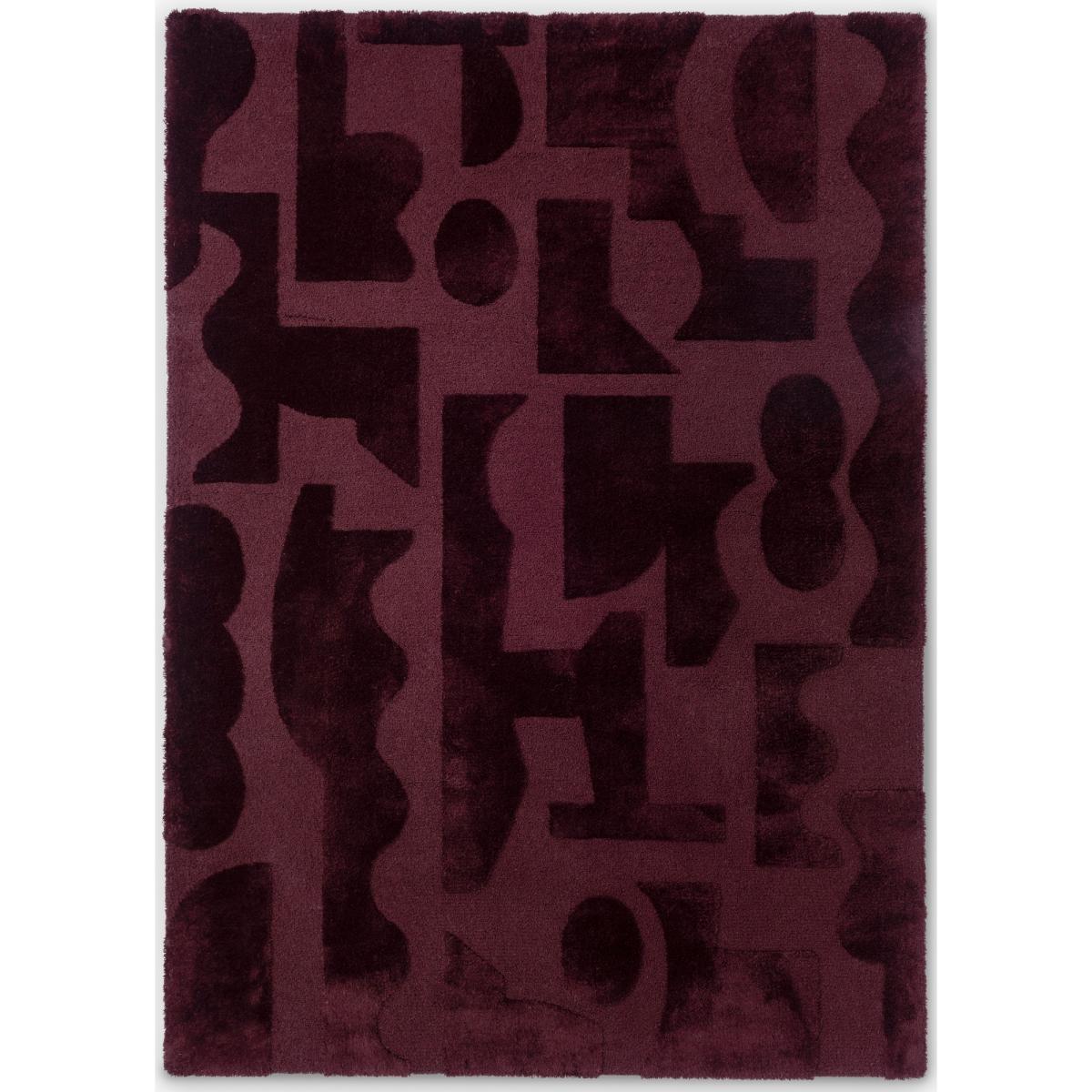 Mural Modest 121100 Wool Rugs by Brink and Campman in Burgundy 140x200cm – image 5