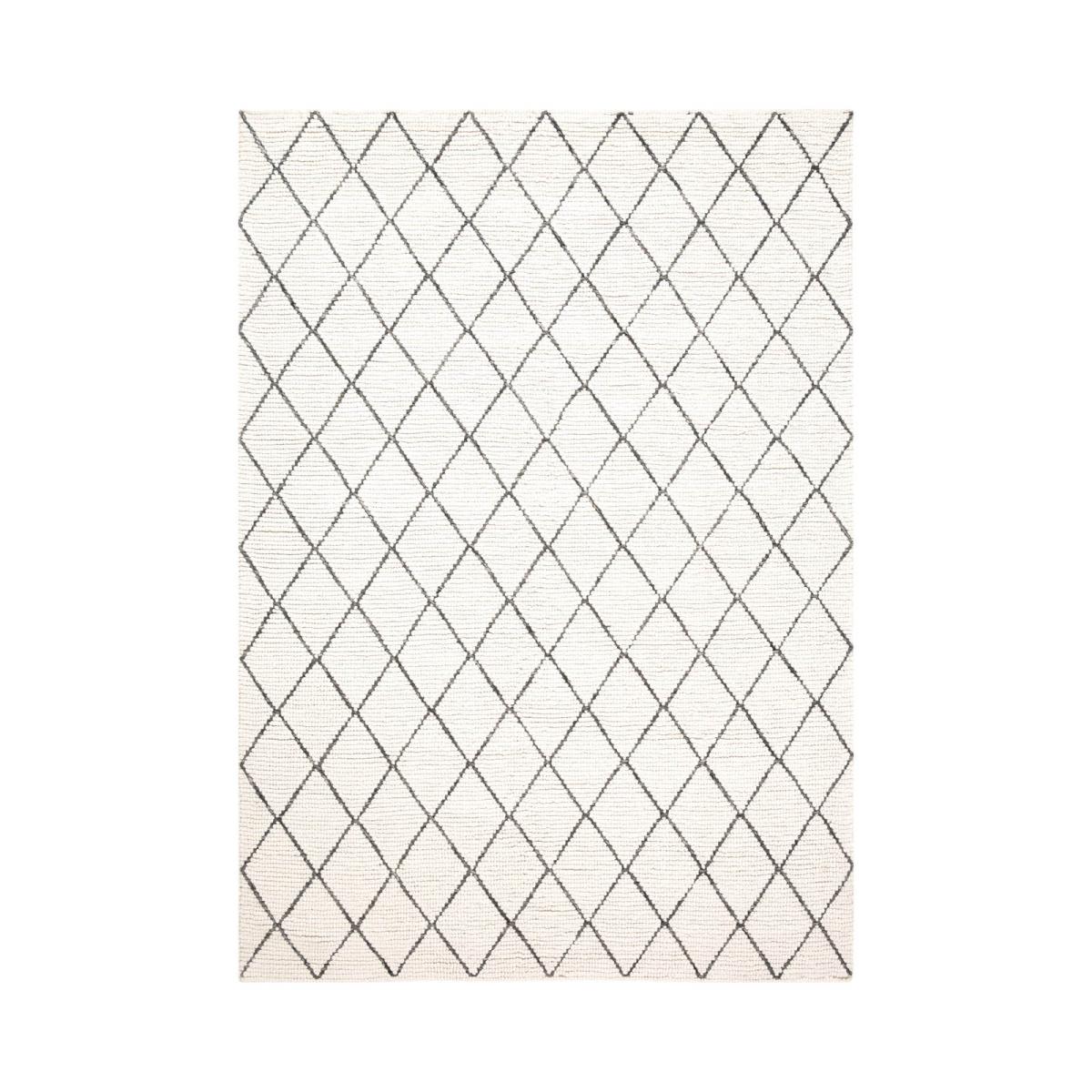 Framework Boho Rugs 229 001 100 by Ligne Pure in Ivory and Charcoal Grey&nbsp;140x200cm – image 5