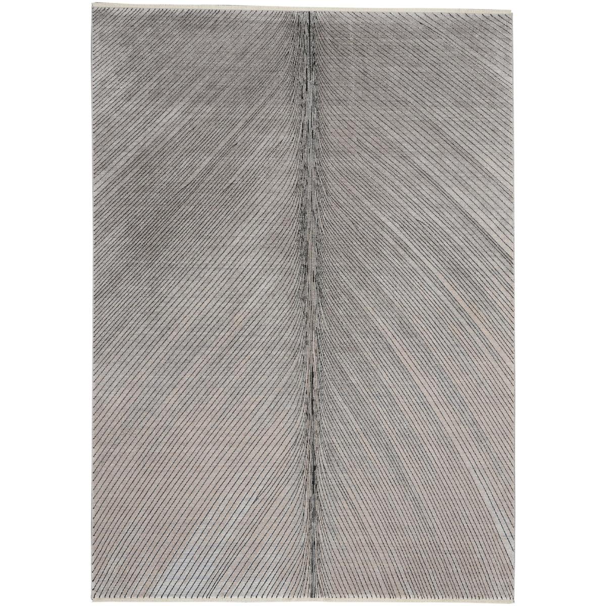 CK50 Calvin Klein Balian Stripe Rugs CK50 in Silver Grey244x305cm – image 5