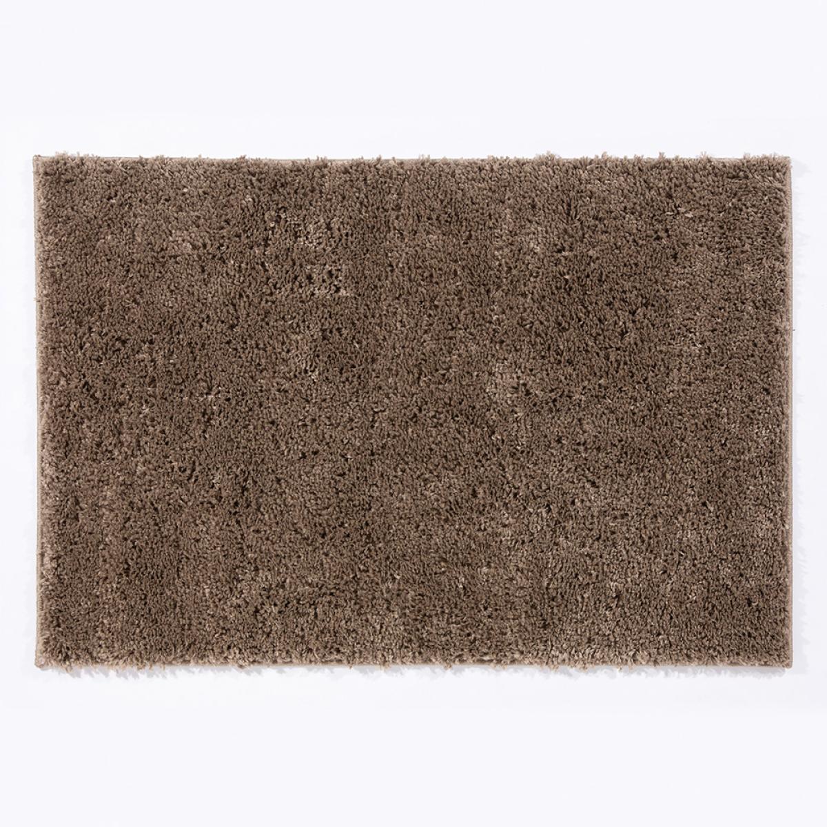 Larissa Washable Plain Shaggy Rug in Chocolate Brown 100x150cm – image 5