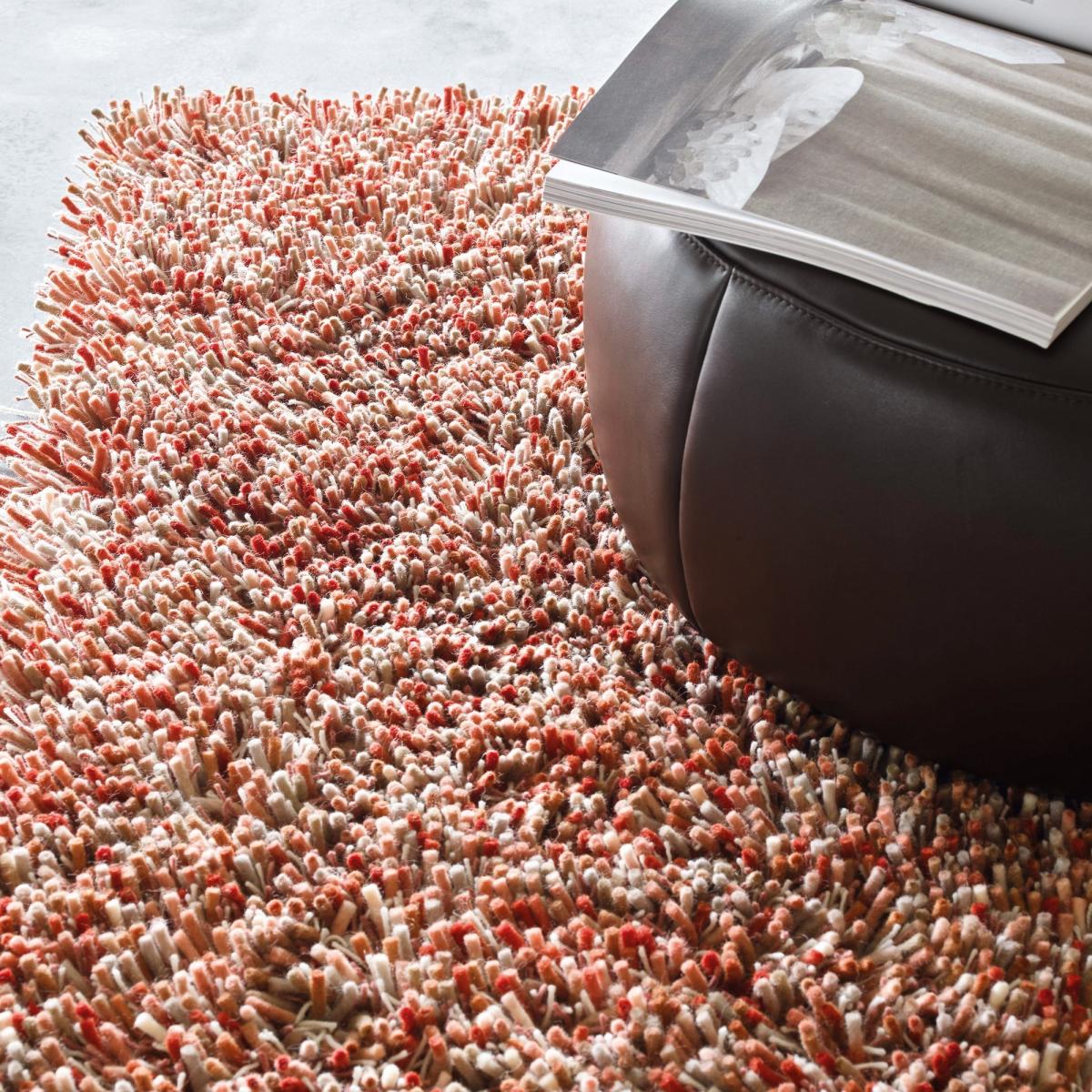 Young 061802 Wool Shaggy Rugs in Red by Brink and Campman – image 2