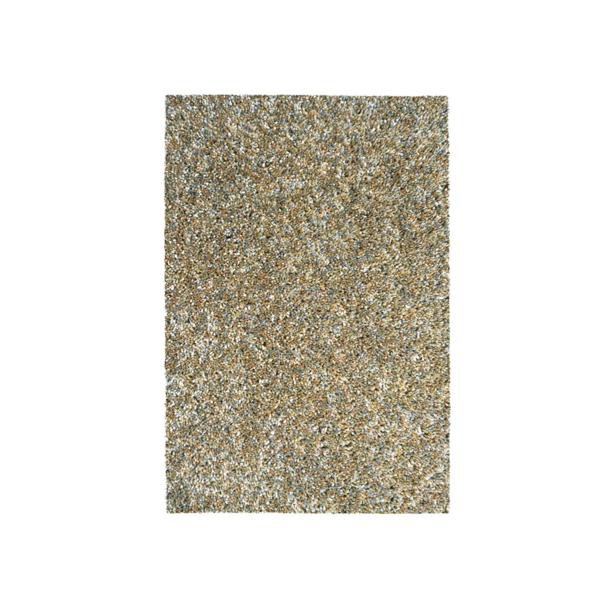 Coral Modern Speckled Shaggy Rugs 24001 2191 in Gold160x230cm – image 1