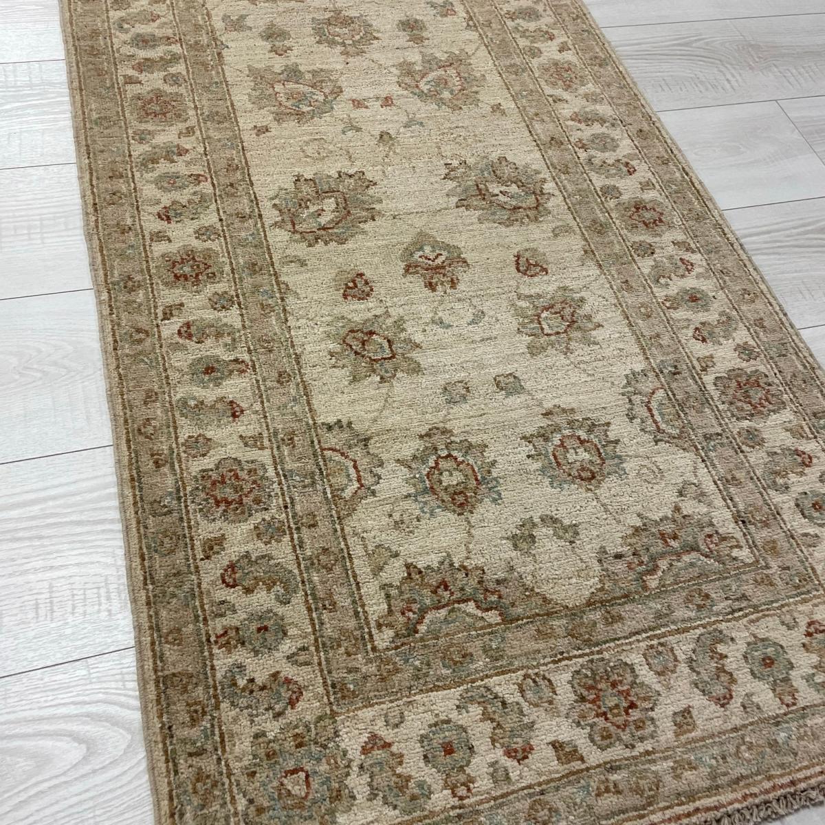 Ziegler Traditional Hand Knotted Wool Runner Rugs 46182 in Red Cream&nbsp;233x76cm – image 3