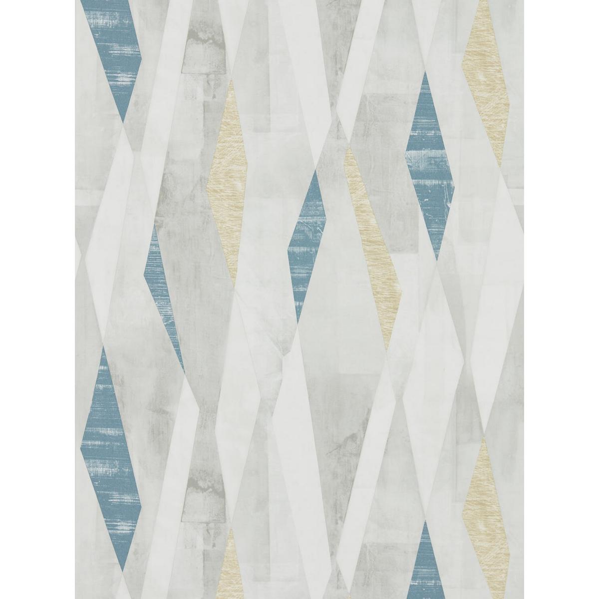 Vertices Wallpaper 111704 by Harlequin in Ink Blue Gold Roll – image 2
