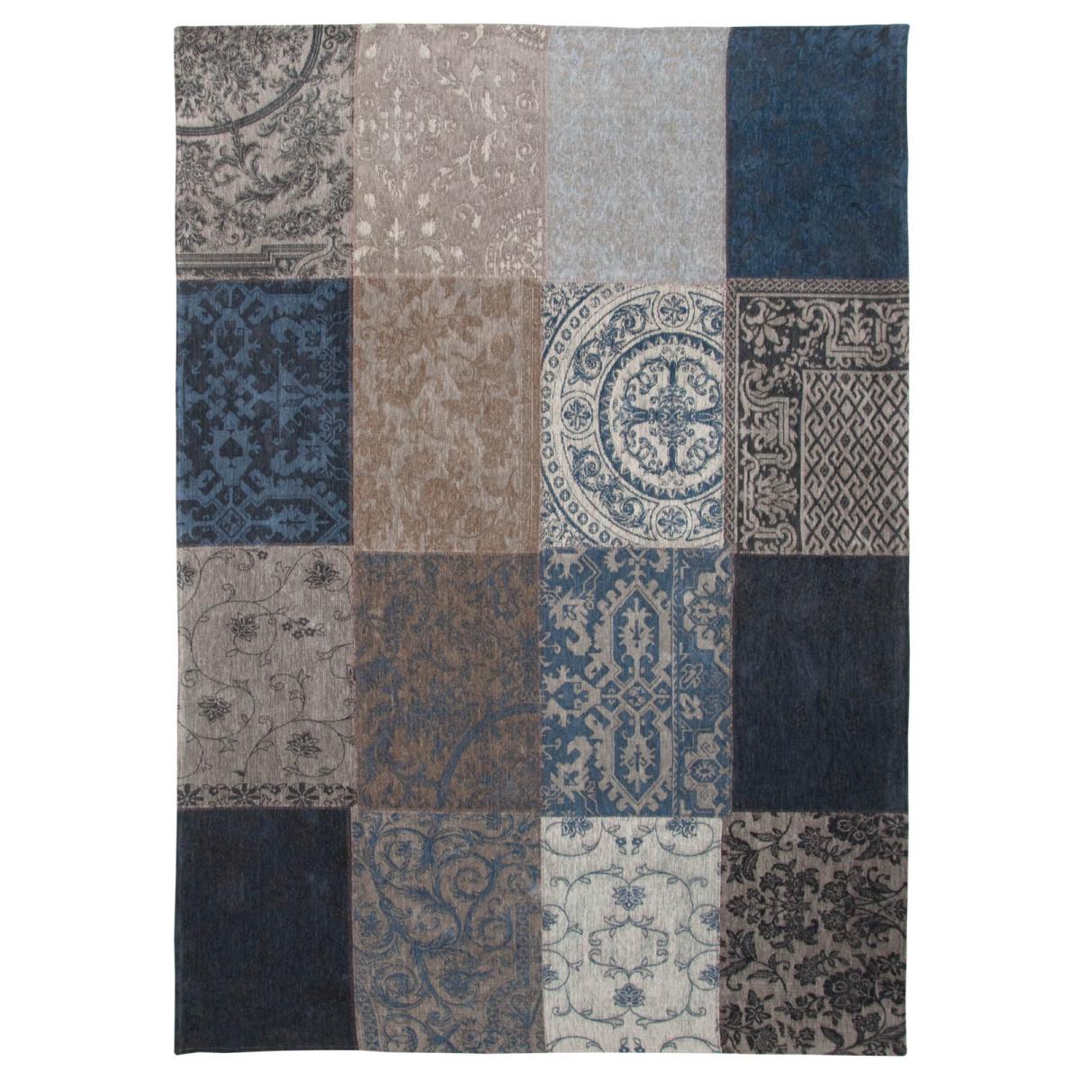 Louis De Poortere Rugs Vintage Multi 8108 Denim Blue 170x240cm – image 4