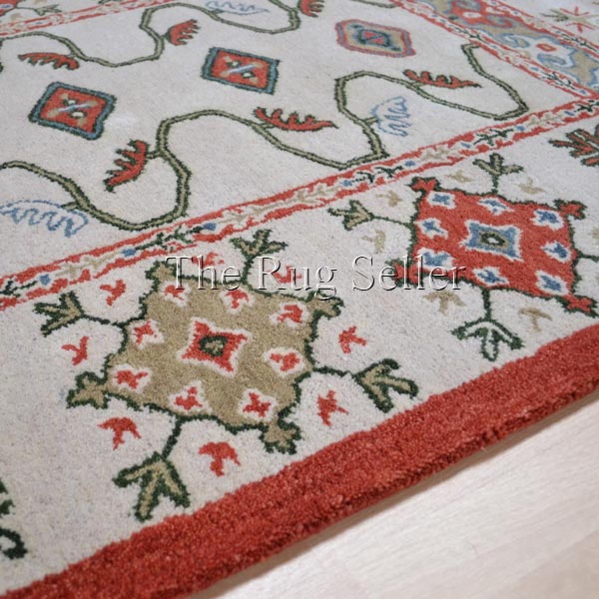 Kazak 4457 Beige Wool Rugs 90x150cm – image 3