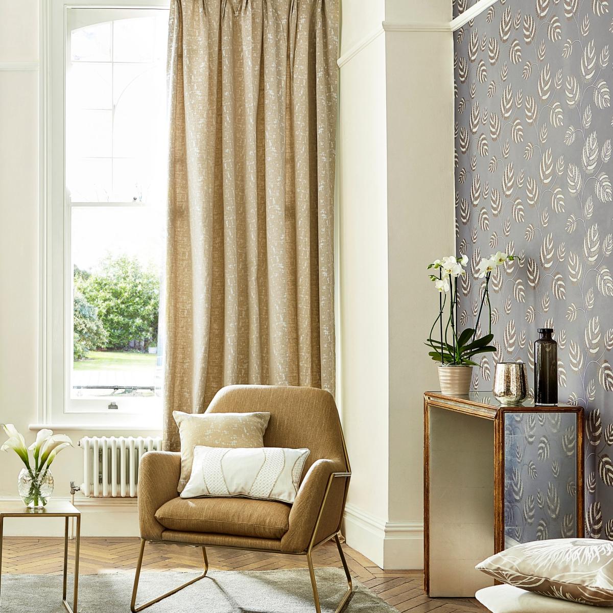 Marbelle Wallpaper 111891 by Harlequin in French Grey Brass Roll – image 1