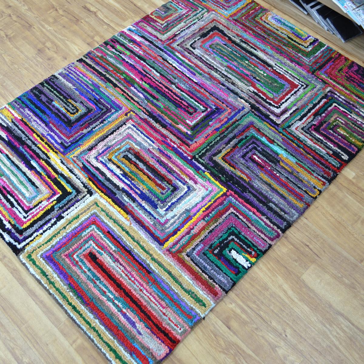 Cotton Chindi Galaxy Multicoloured Rugs 06 120x170cm – image 4