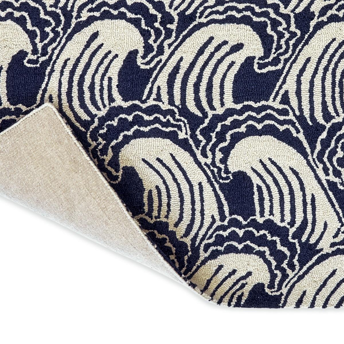 Ride The Wave 125608 Wool Rugs by Scion in Denim200x280cm – image 4
