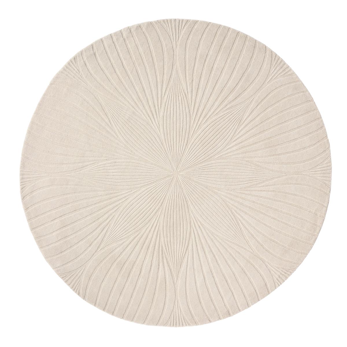 Folia Round Circle Modern Floral Rugs 38301 by Wedgwood 150x150cm – image 4