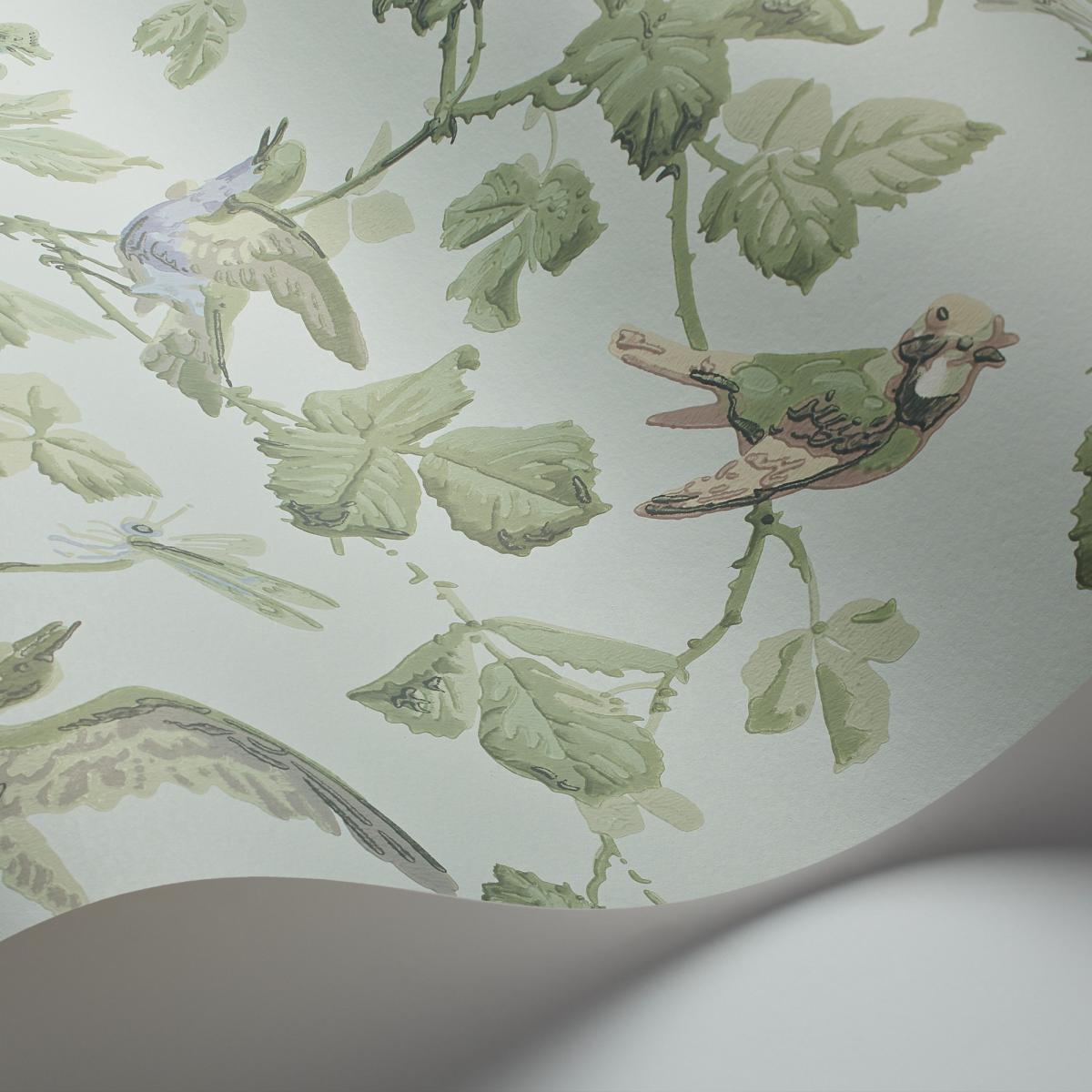 Winter Birds Wallpaper 100 2007 by Cole & Son in Duckegg Roll