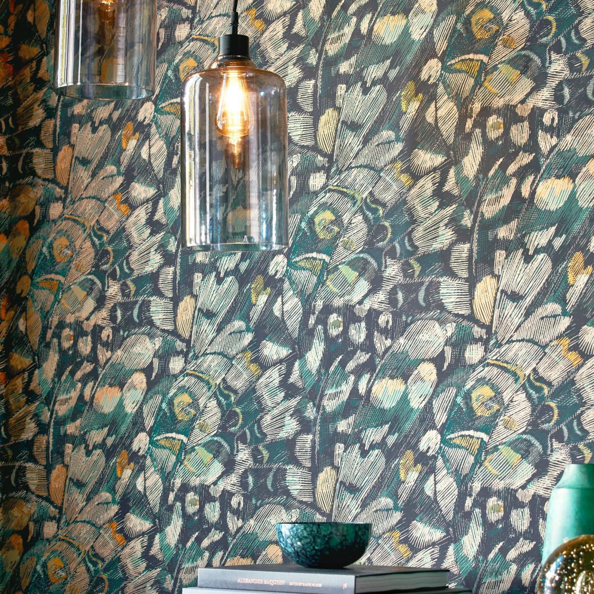 Lamina Wallpaper 112167 by Harlequin in Ink Marine BlueRoll – image 3