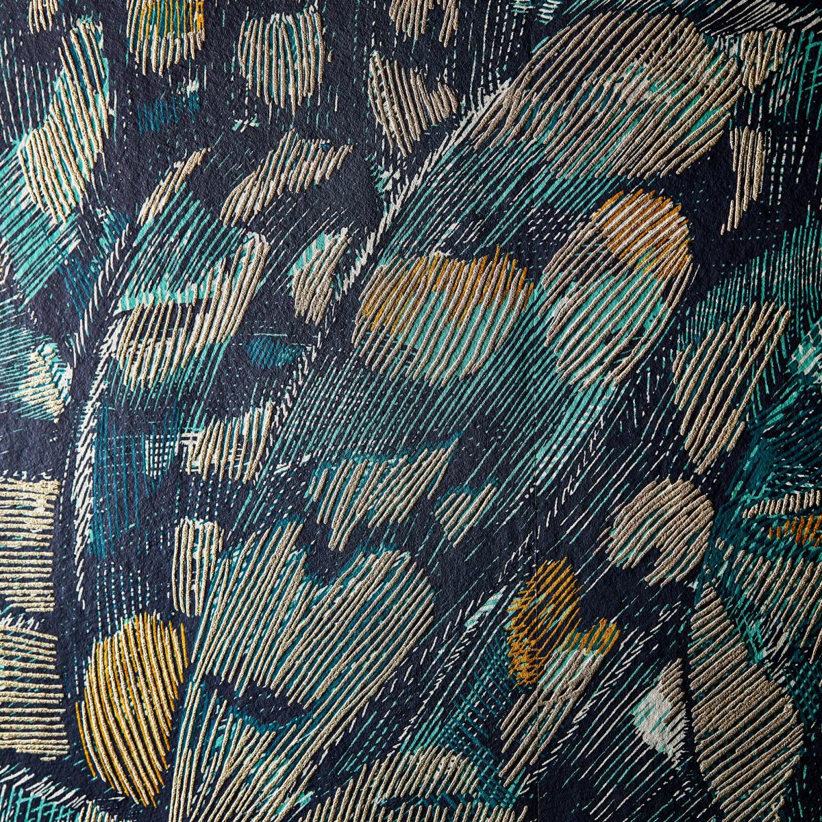 Lamina Wallpaper 112167 by Harlequin in Ink Marine BlueRoll – image 4
