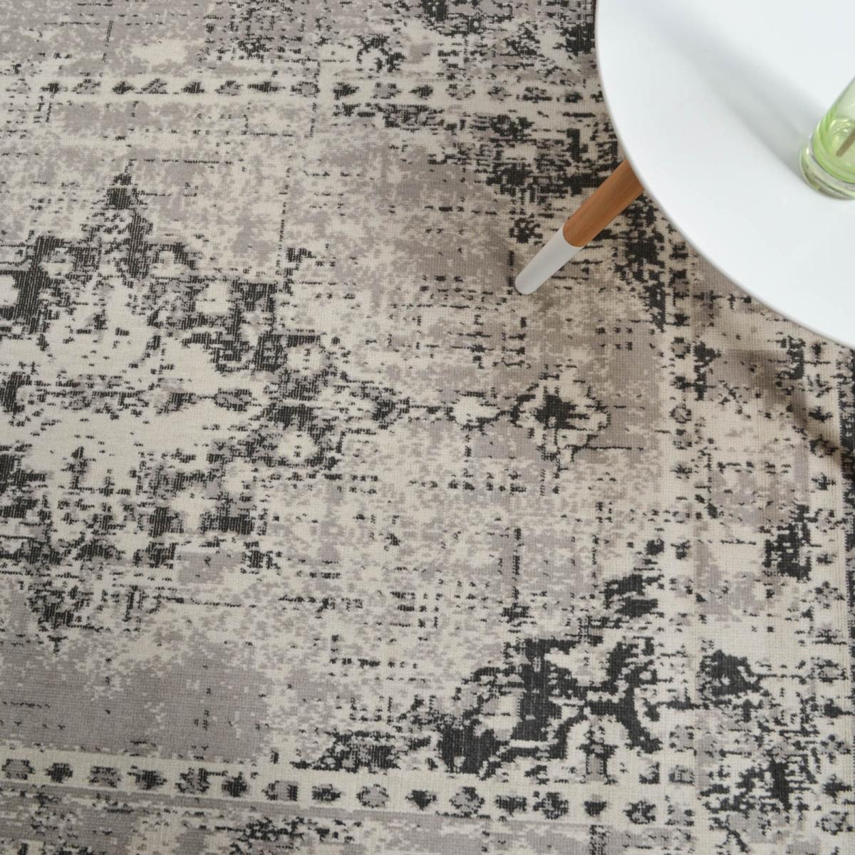 Revive Traditional Medallion Rugs RE02 in Grey 200x290cm – image 4