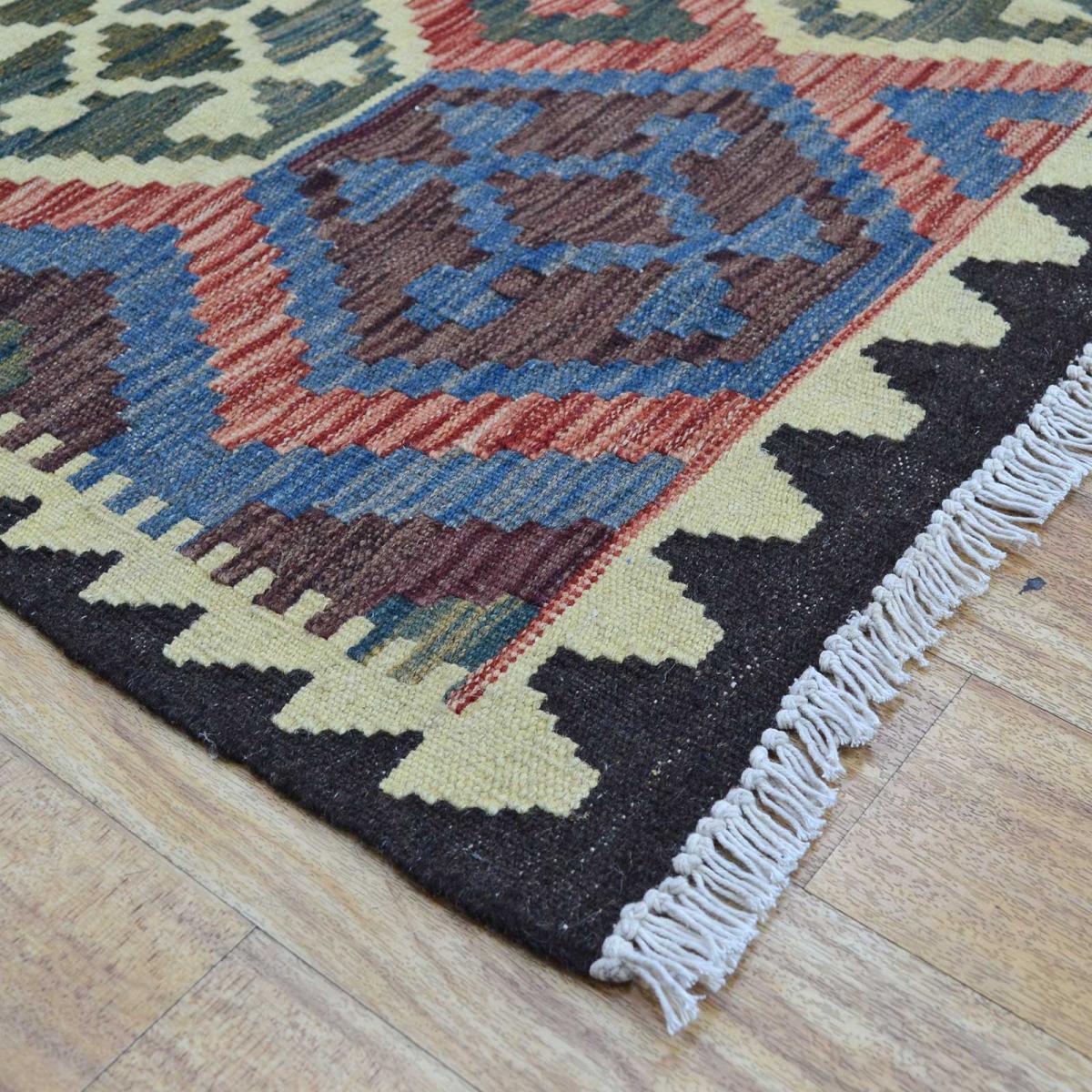 Dura Multicoloured Kelim Rug – image 2