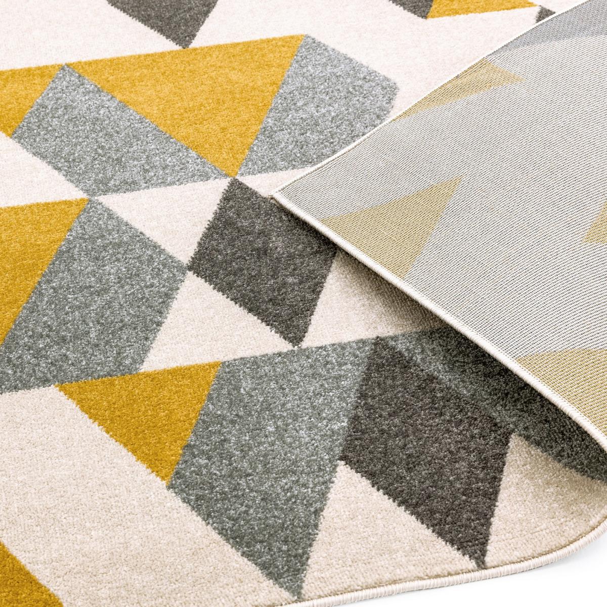 Colt CL18 Pyramid Geometric Rugs in Mustard Yellow 120x170cm – image 4