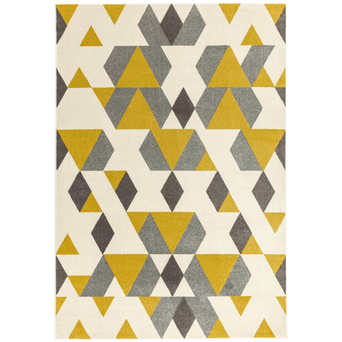 Colt CL18 Pyramid Geometric Rugs in Mustard Yellow 120x170cm – image 5