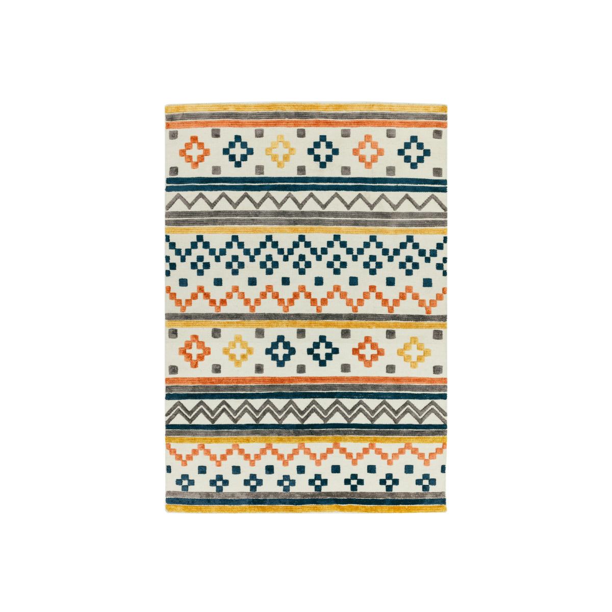 Theo Geometric Rugs in Earth Tone 120x170cm – image 1
