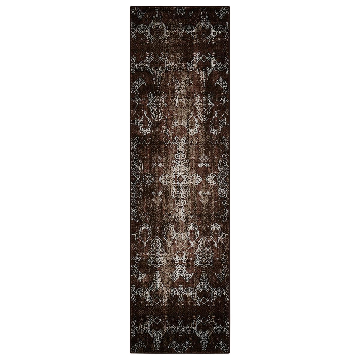 Karma Hallway Runners KRM04 in Mocha 66x229cm – image 4
