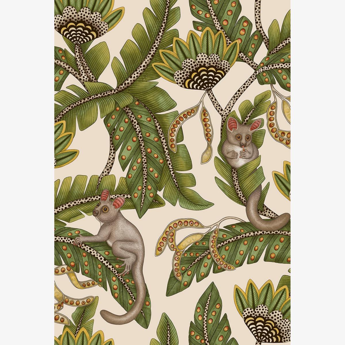 Bush Baby Wallpaper 119 7032 by Cole & Son in Spring Green Roll – image 1