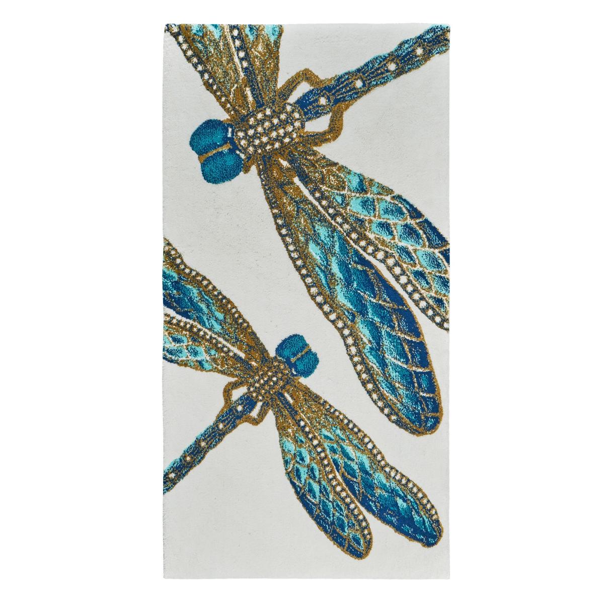 Luxury Dynasty Felitsa Dragonfly Bath Mat by Designer Abyss & Habidecor&nbsp;70x120cm – image 5