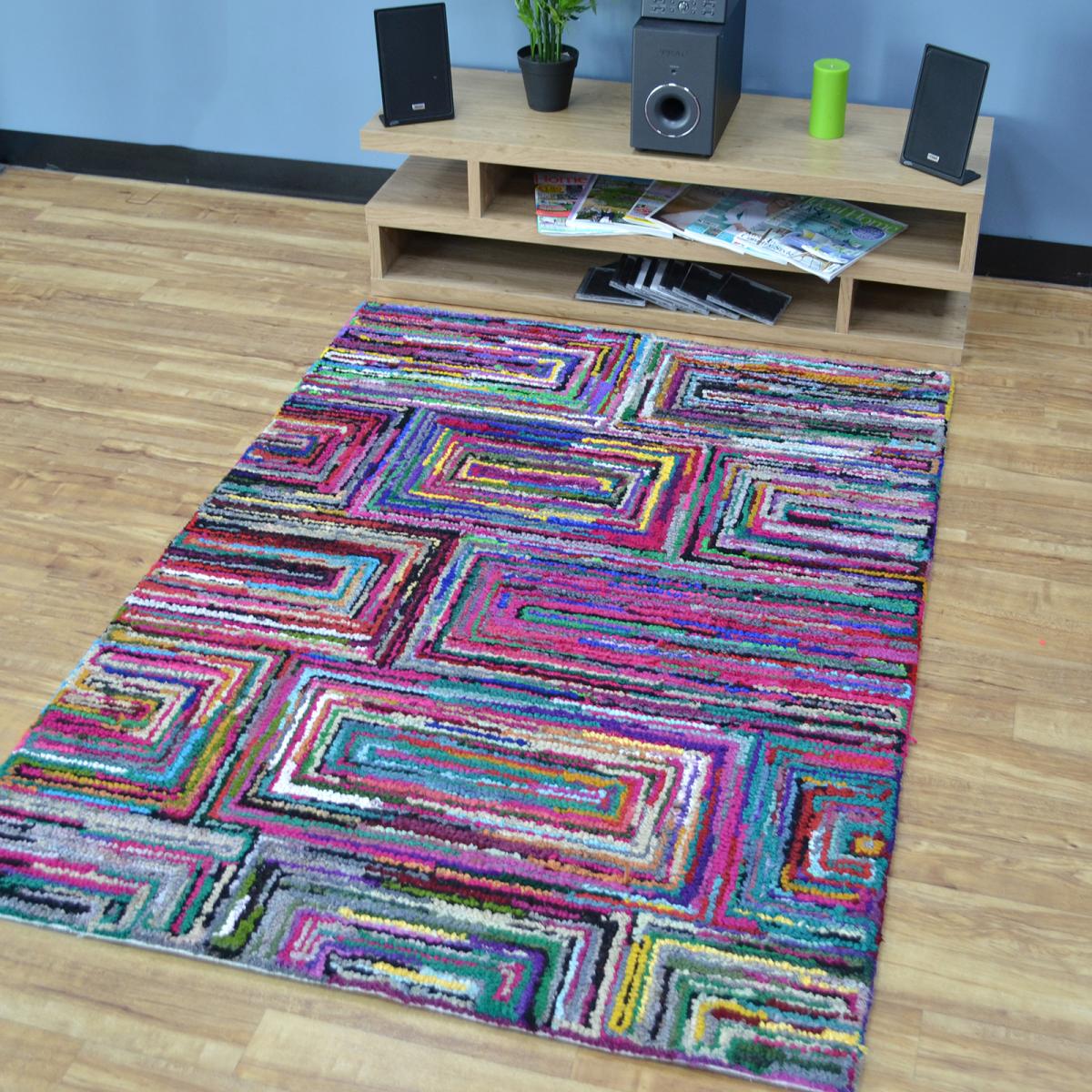Cotton Chindi Galaxy Multicoloured Rugs 07 – image 1