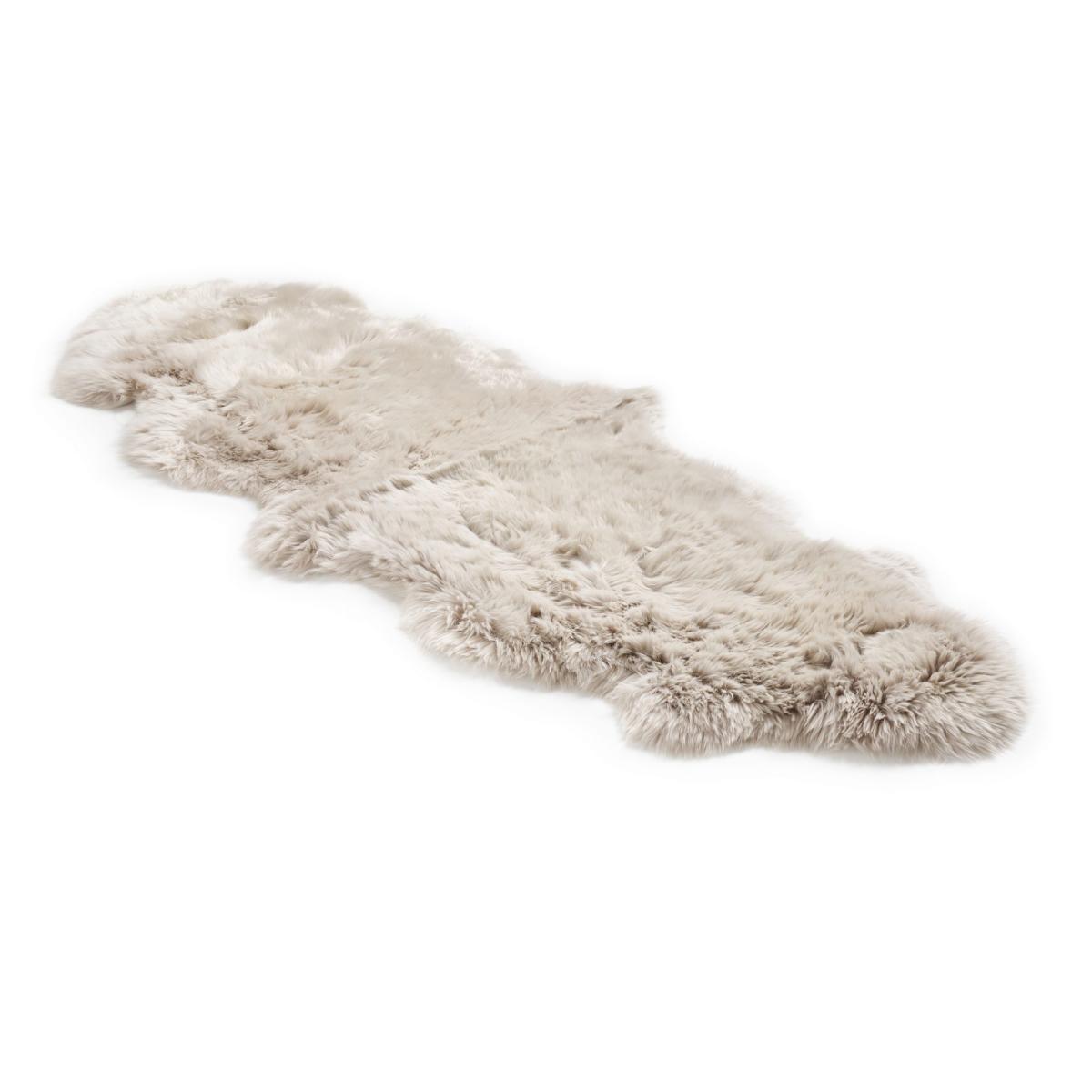 Longwool Gold Star Sheepskin Rugs in Stone Octo – image 3
