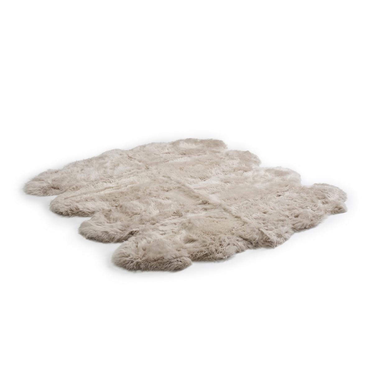 Longwool Gold Star Sheepskin Rugs in Stone Octo – image 5