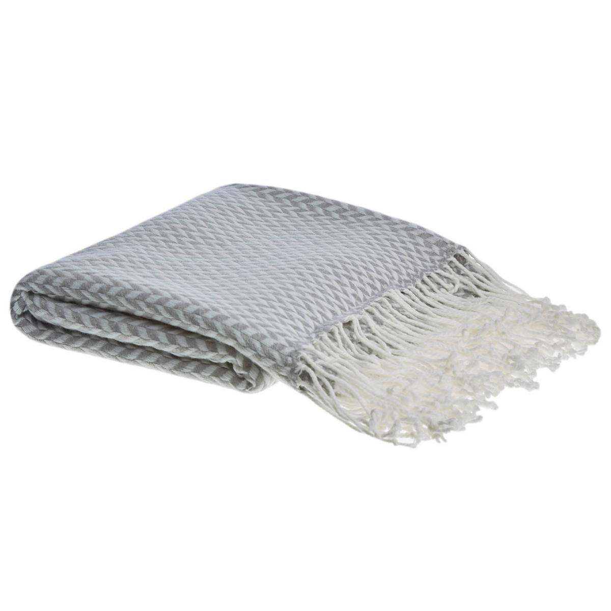 Arya Woven Throw by Laura Ashley in Steel Grey140x180cm – image 3