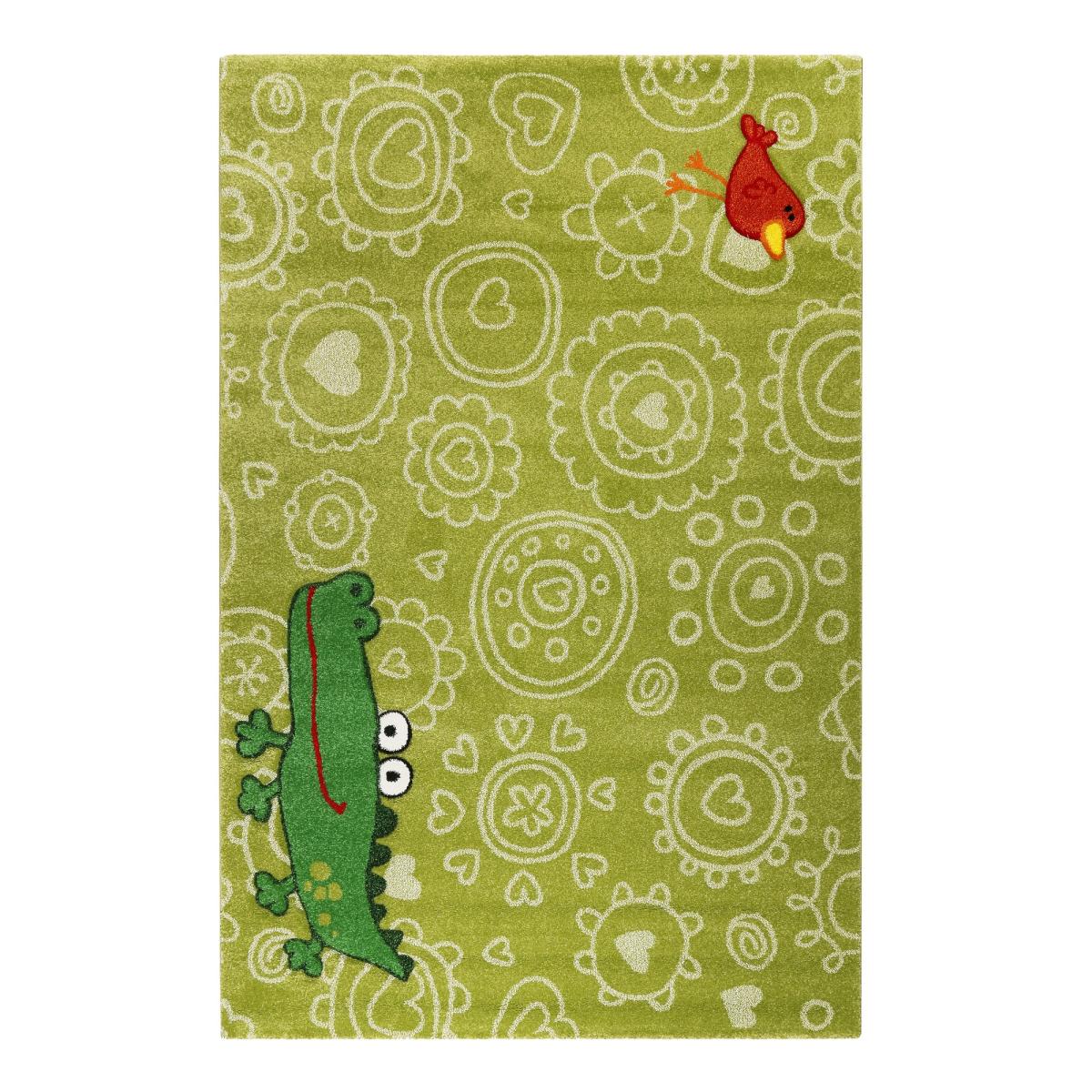 Crocodile Robin Rugs in Light Green – image 2