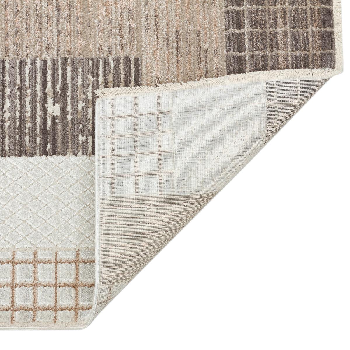Onyx ONX03 Block Geometric Rugs in Grey – image 2