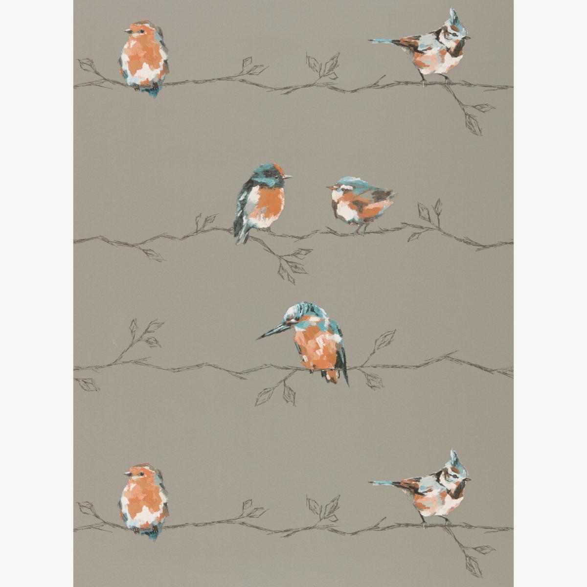 Persico Wallpaper 111485 by Harlequin in Tangerine Duckegg Blue Roll