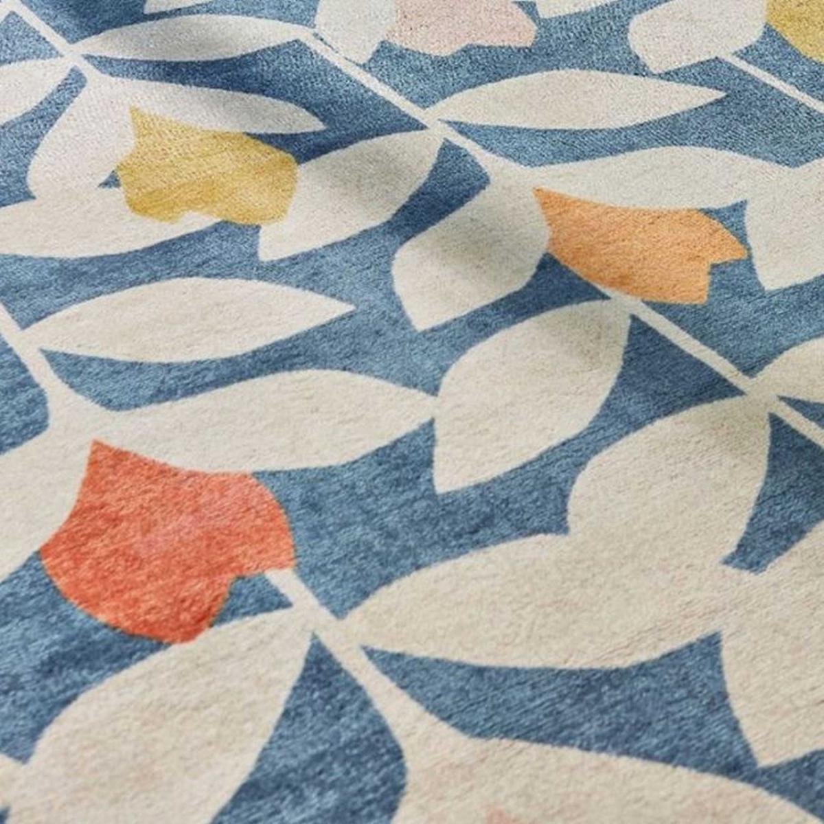 Padukka Floral Wool Rugs 023208 by Scion in Twilight Blue – image 2