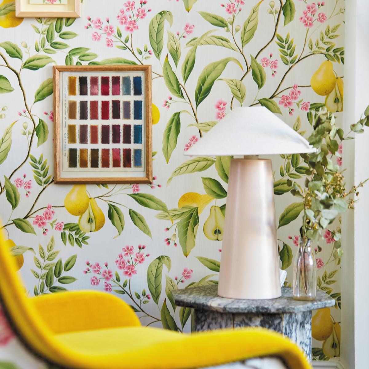 Marie Wallpaper 112909 by Harlequin in Fig Leaf Honey BlossomRoll – image 3