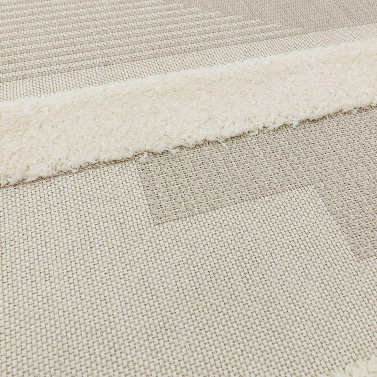 Monty Geometric Outdoor Rugs in MN06 Natural Cream – image 4