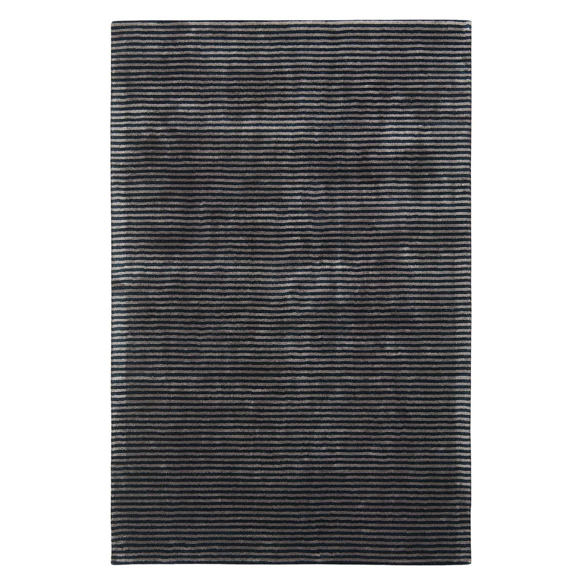 Katherine Carnaby Chrome Stripe Rug in Nero 200x300cm – image 4