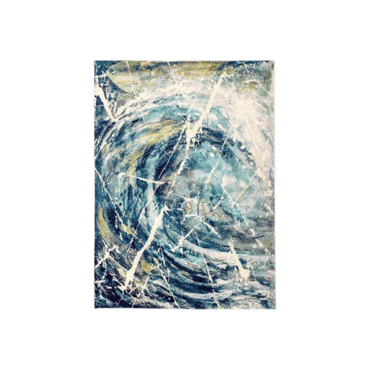 Elssa Abstract Rugs By Concept Loom ELS05 in Blue Multi – image 1