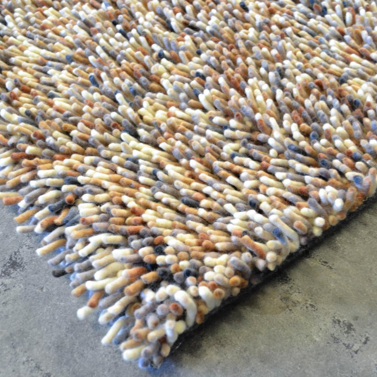 Brink and Campman Rocks Shaggy Wool Rugs 70501 Beige – image 2