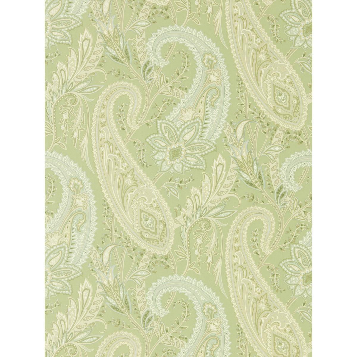 Cashmere Paisley Wallpaper 216320 by Sanderson in Garden GreenRoll – image 2