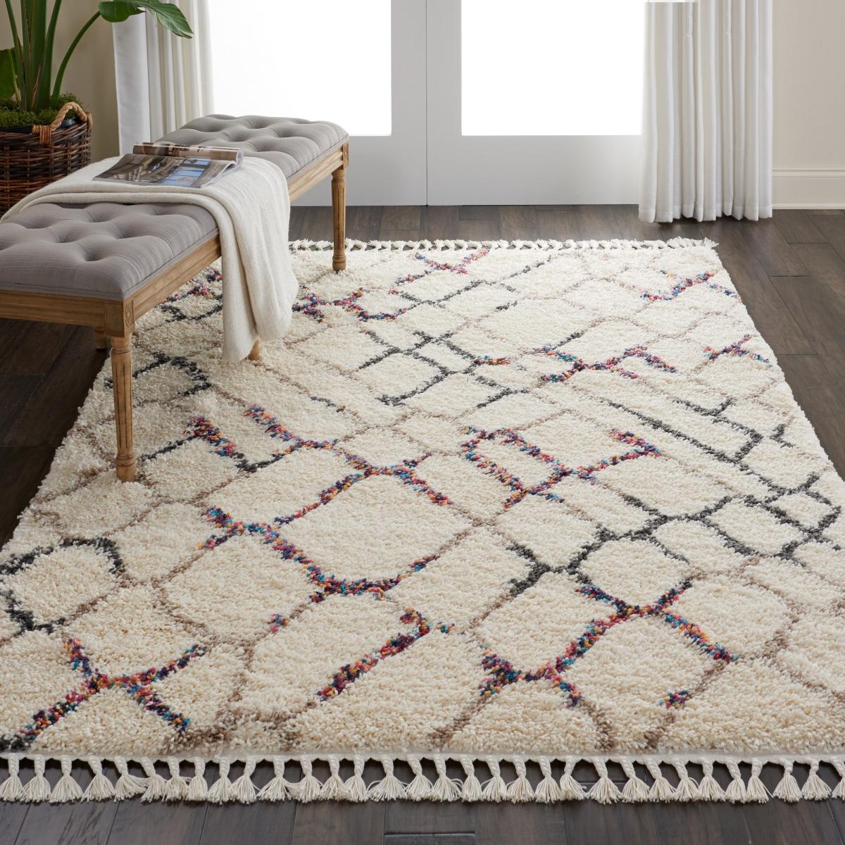 Denmark DNK03 Rugs in Ivory by Nourison – image 1